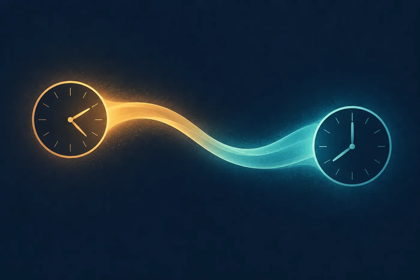 Illustration of a dial-based time conversion tool